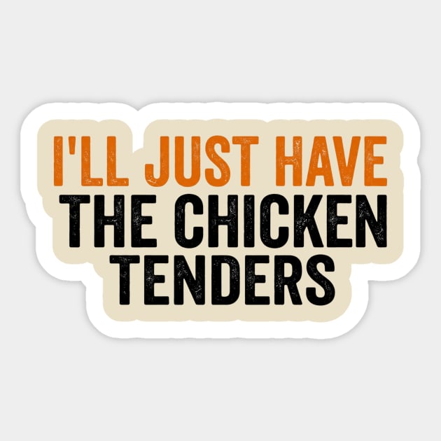Chicken Tenders Foodie Gift Sticker by ArtistTee ⭐⭐⭐⭐⭐